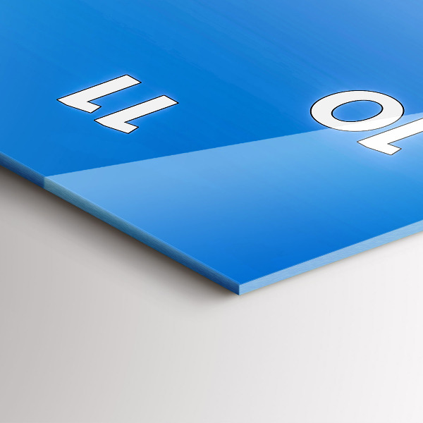 Vertical wall clock Spiš Castle in Slovakia