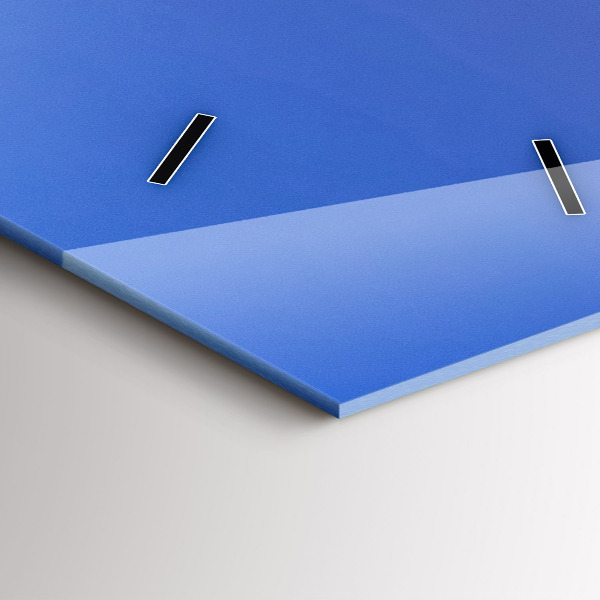 Vertical wall clock The city lit up at night