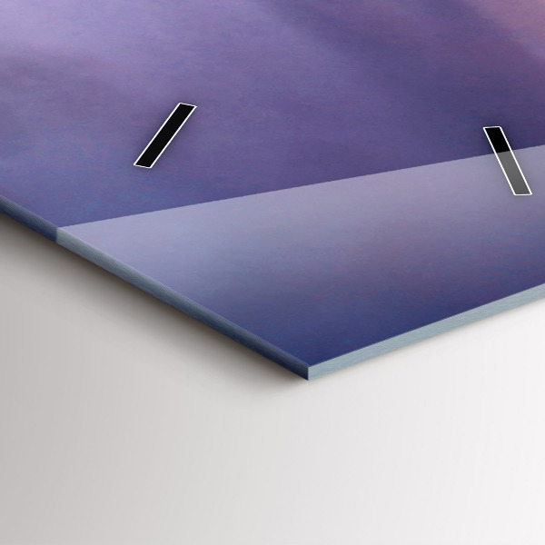 Vertical wall clock Stone head