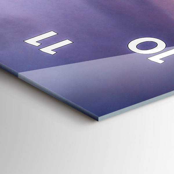 Vertical wall clock Stone head