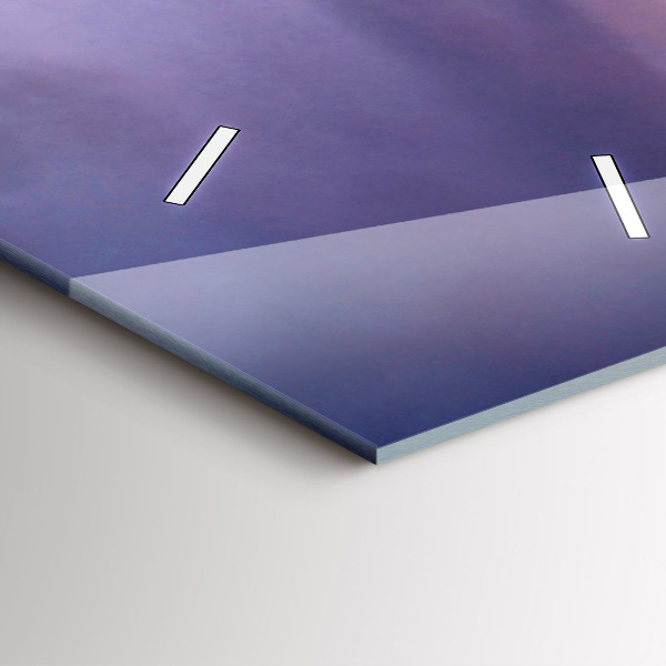 Vertical wall clock Stone head