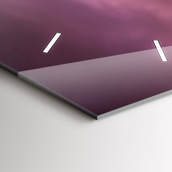 Vertical wall clock North Scottsdale Sunset