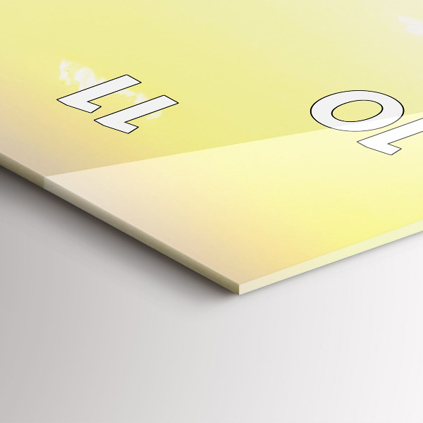 Vertical wall clock Arizona Desert