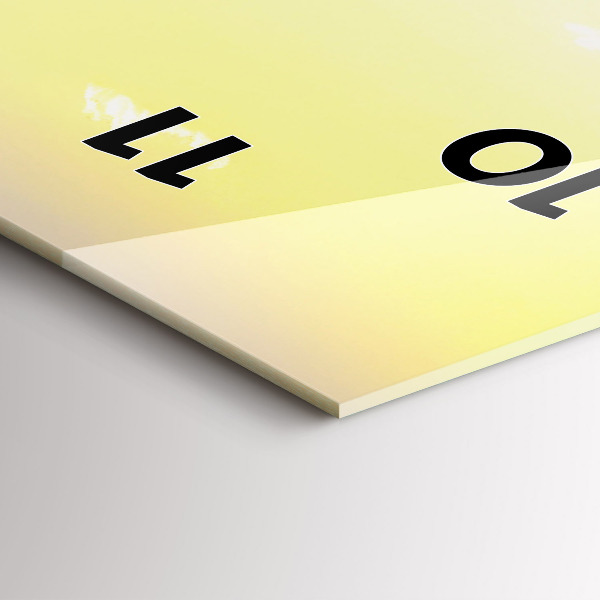 Vertical wall clock Arizona Desert