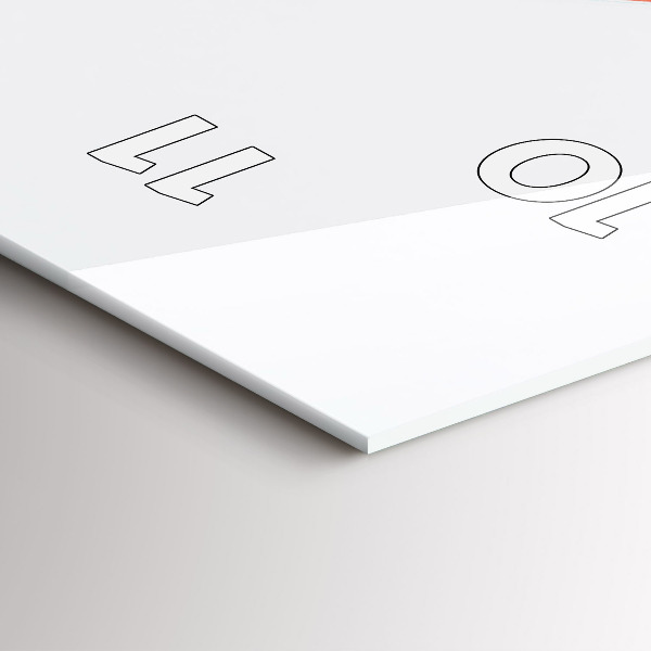 Vertical wall clock Golden Gate Bridge