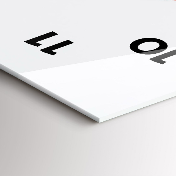 Vertical wall clock Golden Gate Bridge