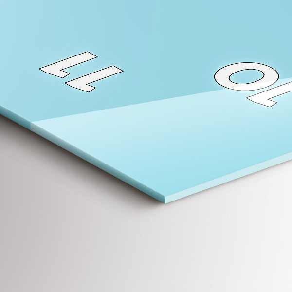 Vertical wall clock Architecture in the USA