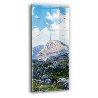 Vertical wall clock Rocky Landscape