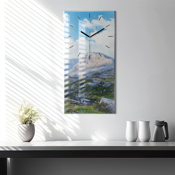 Vertical wall clock Rocky Landscape