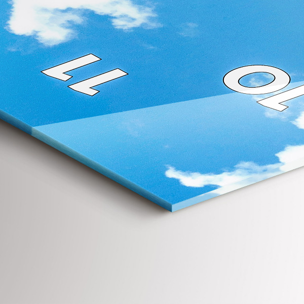 Vertical wall clock Rocky Landscape