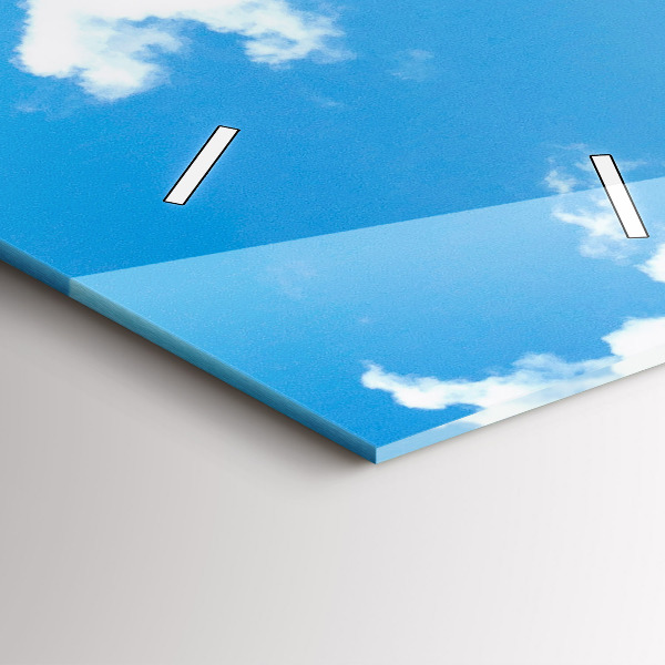 Vertical wall clock Rocky Landscape