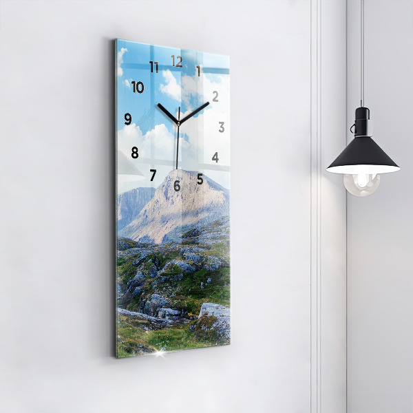 Vertical wall clock Rocky Landscape