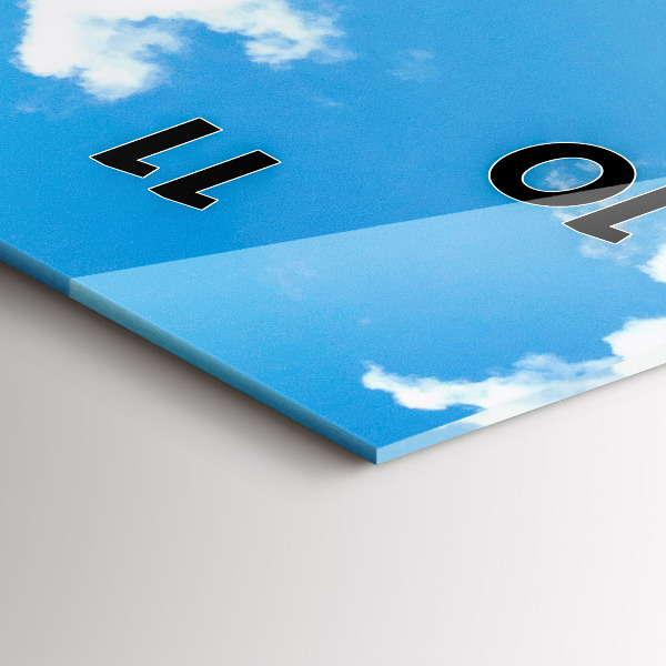 Vertical wall clock Rocky Landscape