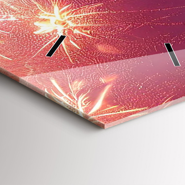 Vertical wall clock Philadelphia City at Night