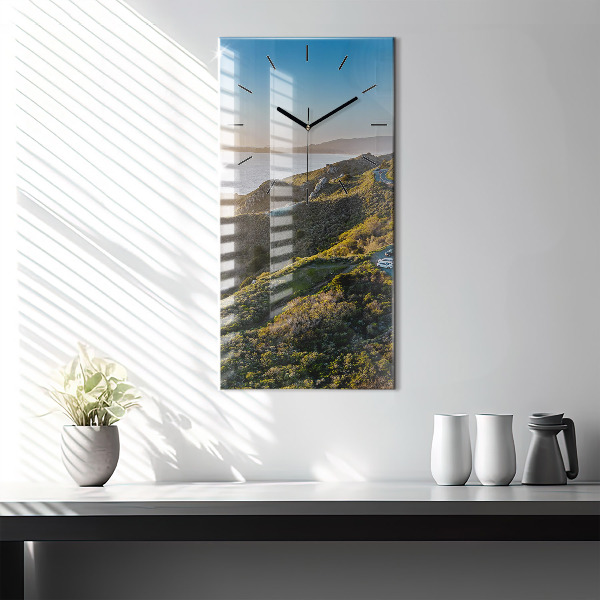 Vertical wall clock The Road to San Francisco