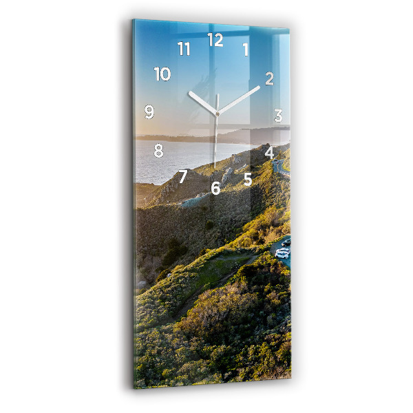 Vertical wall clock The Road to San Francisco
