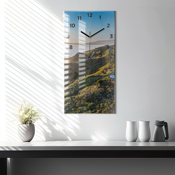 Vertical wall clock The Road to San Francisco