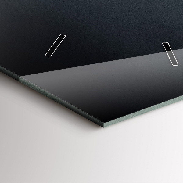 Vertical wall clock San Francisco Bridge at Night