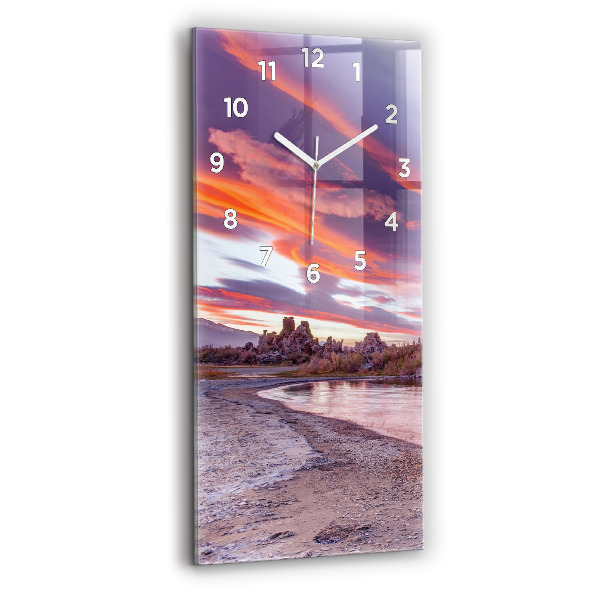 Vertical wall clock California Sunrise
