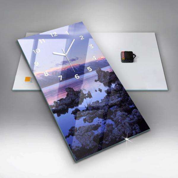 Vertical wall clock Lake California