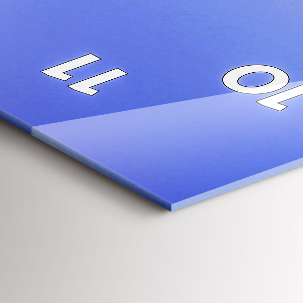 Vertical wall clock Lake California