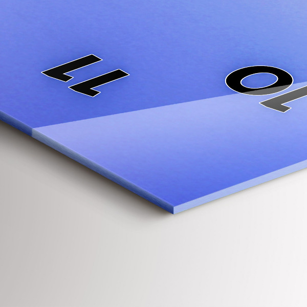 Vertical wall clock Lake California