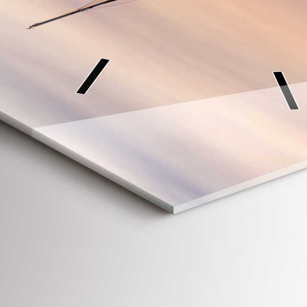 Vertical wall clock Lake Balaton USA