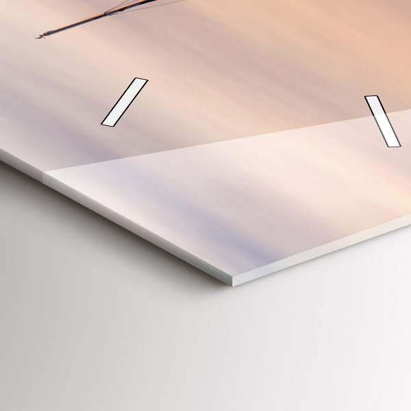 Vertical wall clock Lake Balaton USA