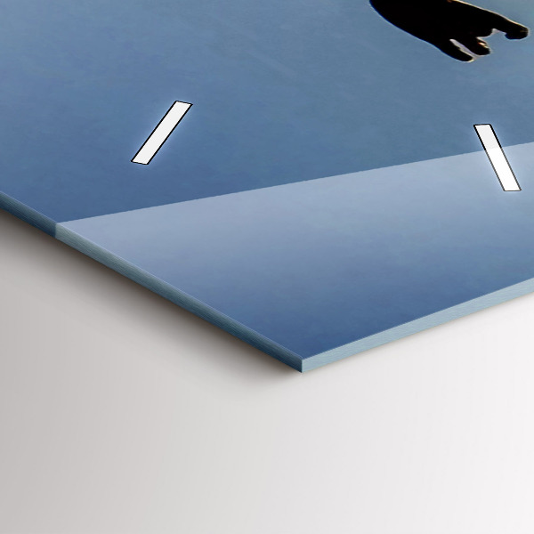 Vertical wall clock Spanish Dance at Sea