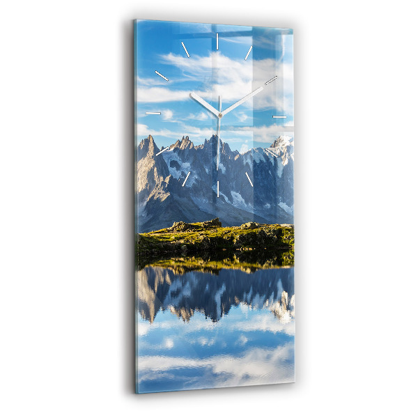 Vertical wall clock Chamonix Valley, French Alps