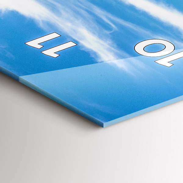 Vertical wall clock Chamonix Valley, French Alps