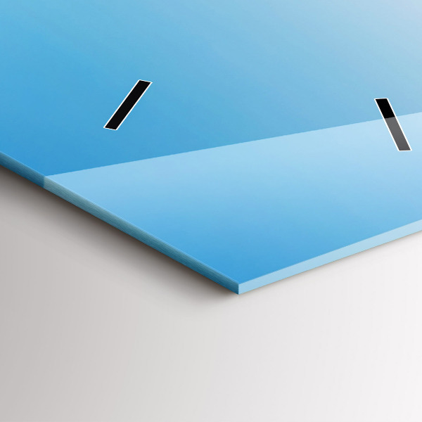 Vertical wall clock Mont Blanc Glacier Chamonix