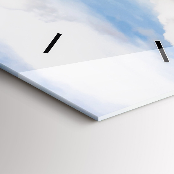 Vertical wall clock Island in Thailand