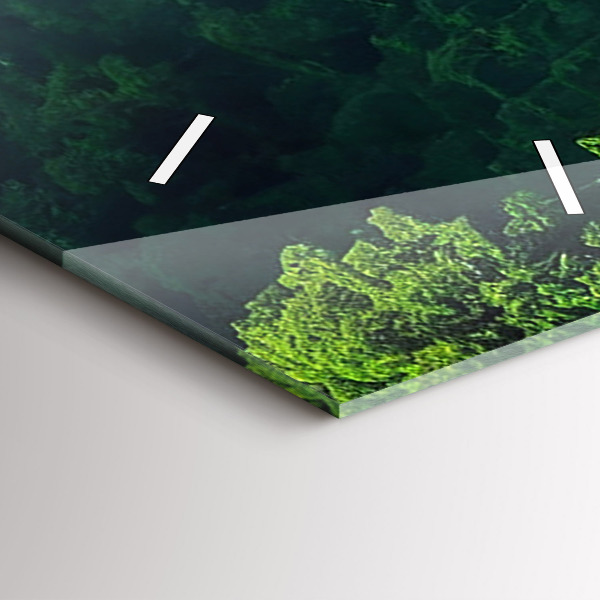 Vertical wall clock Thailand's natural landscape