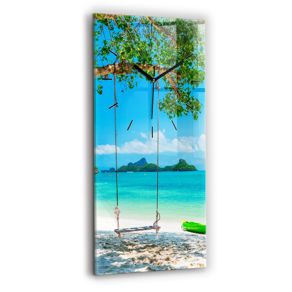 Vertical wall clock Sunny island Thailand