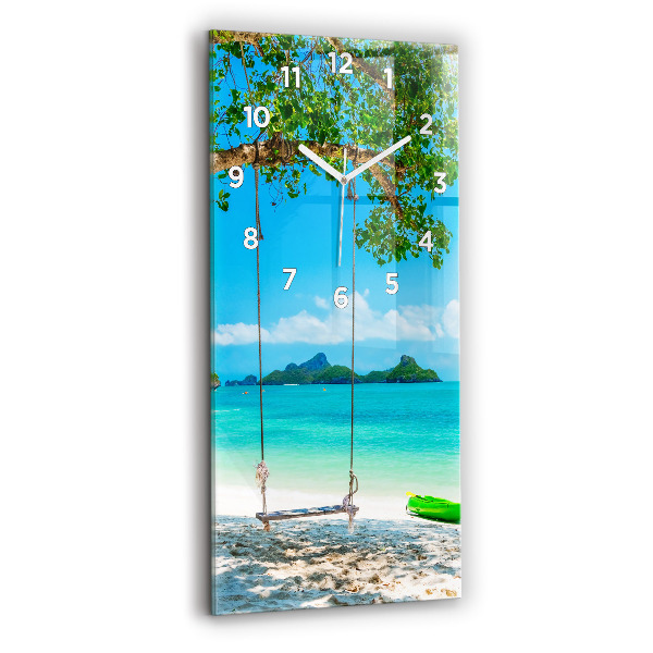 Vertical wall clock Sunny island Thailand