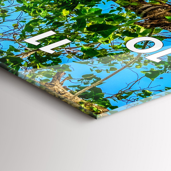 Vertical wall clock Sunny island Thailand