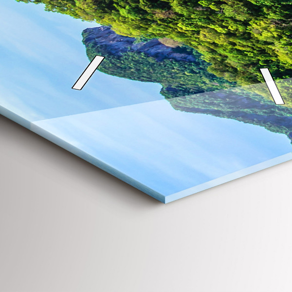 Vertical wall clock National Park Thailand