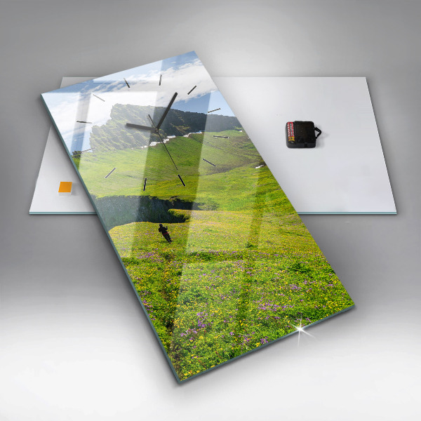 Vertical wall clock Hornstrandir Reserve Iceland
