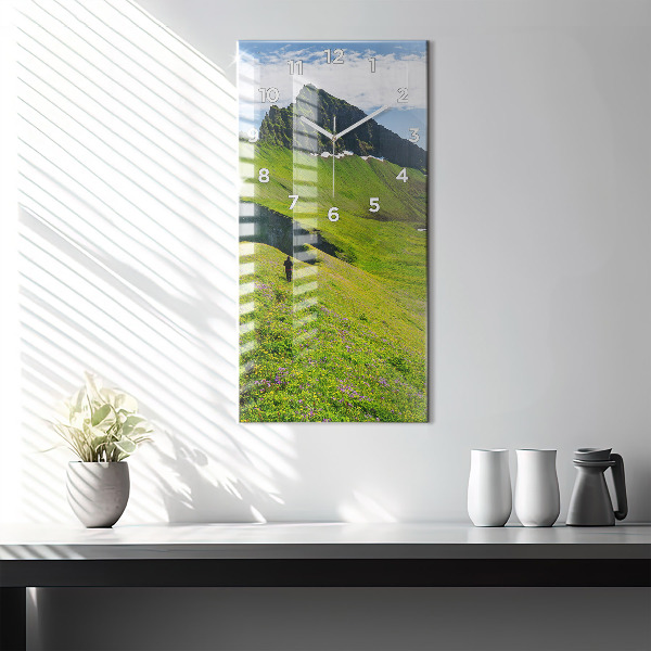 Vertical wall clock Hornstrandir Reserve Iceland