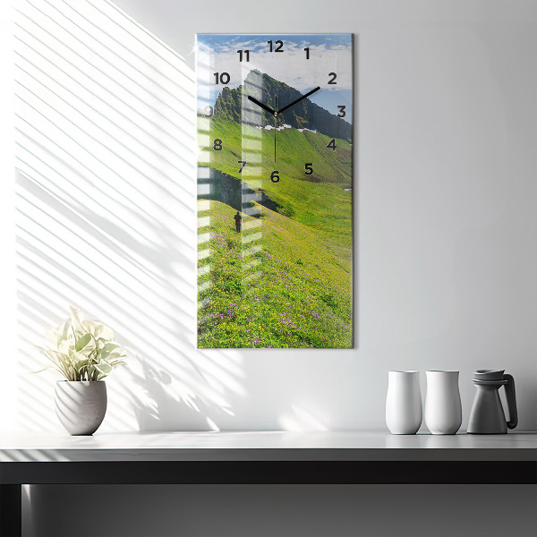 Vertical wall clock Hornstrandir Reserve Iceland