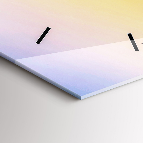 Vertical wall clock Iceberg and sunrise