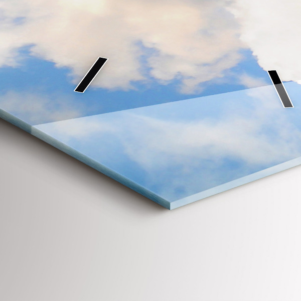 Vertical wall clock Ocean Coast