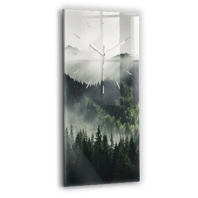 Vertical wall clock Forest Landscape