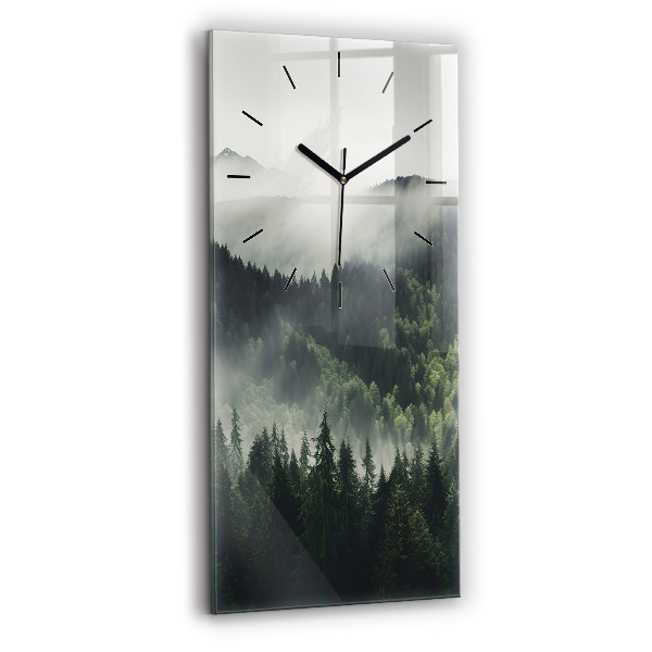 Vertical wall clock Forest Landscape