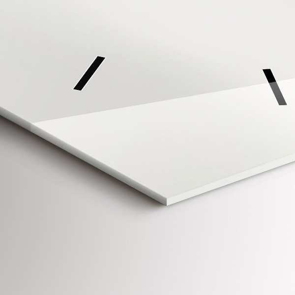 Vertical wall clock Forest Landscape