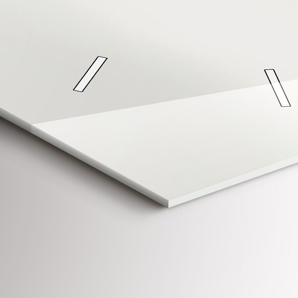 Vertical wall clock Forest Landscape