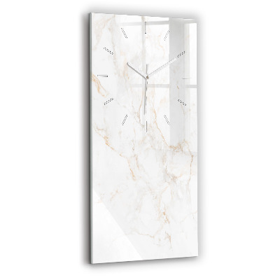 Vertical wall clock Elegant marble
