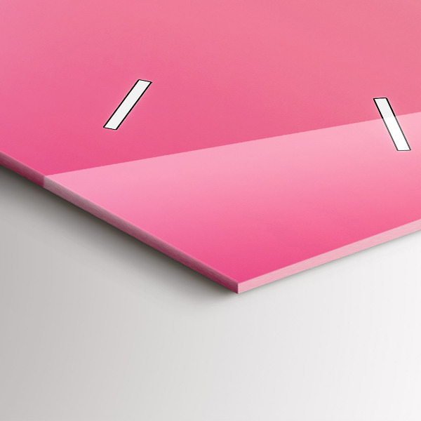 Vertical wall clock Sky and mountain gradient