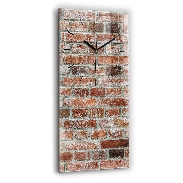 Vertical wall clock Brick wall